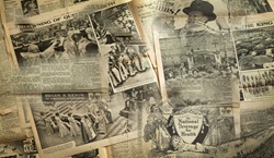Old newspaper cuttings